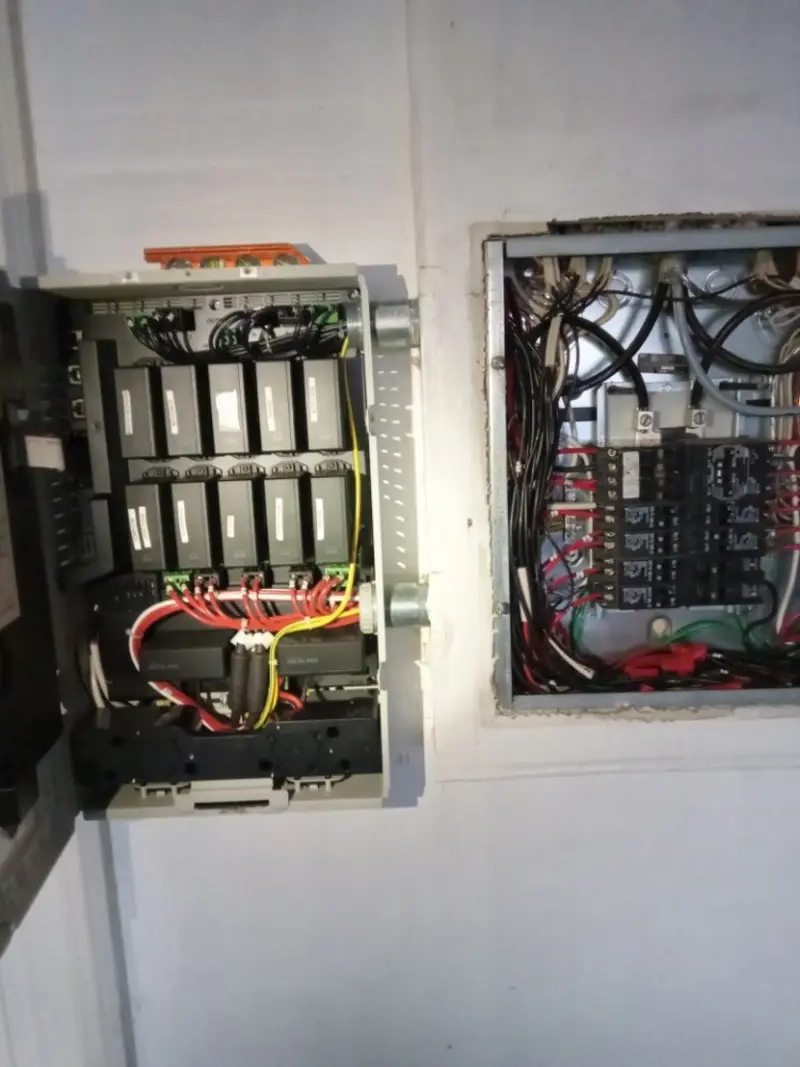 Electrical panel upgrade completed for Ring Doorbell Installation in Gary